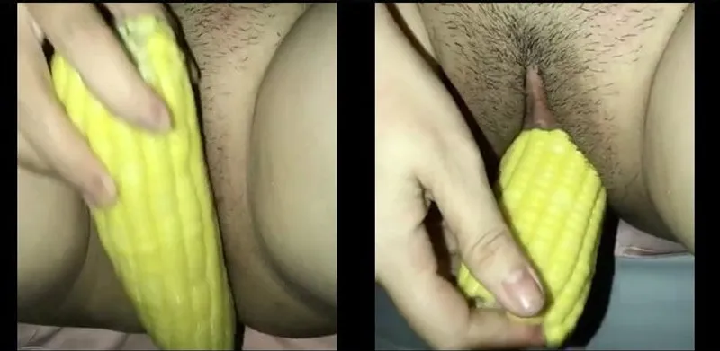 Nứng quá em thủ dâm với bắp